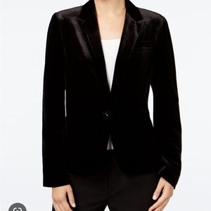 Tommy Hilfiger Velvet Black Blazer